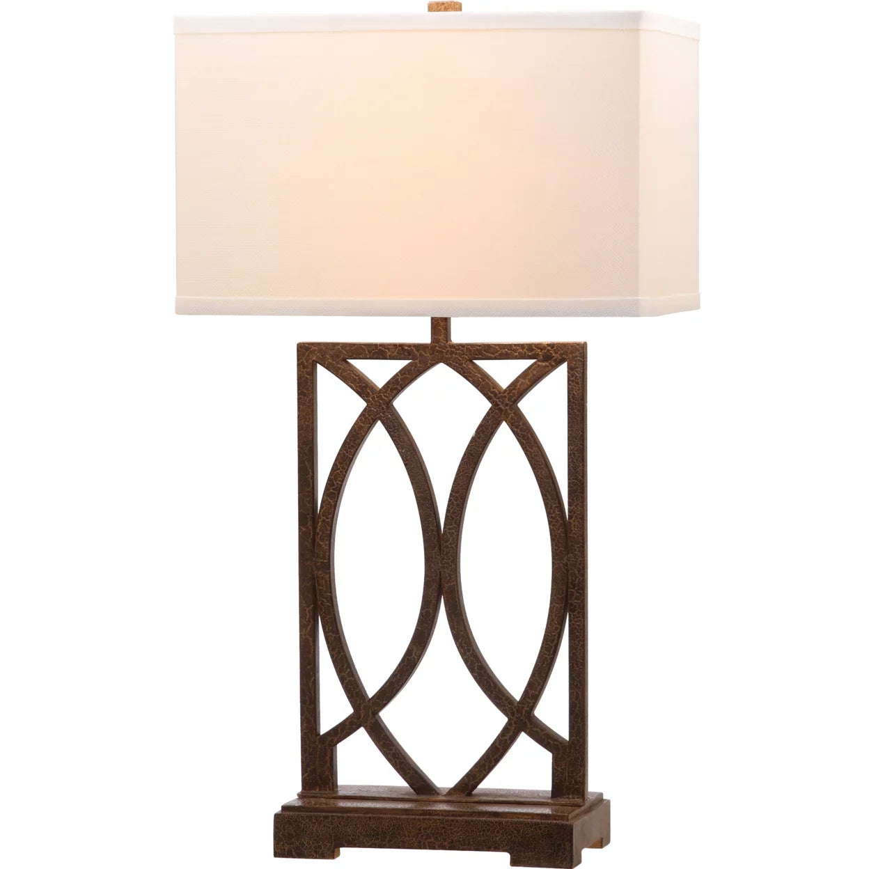 Safavieh Jago 29.5 in. H Interlocking Arcs Table Lamp, Set of 2