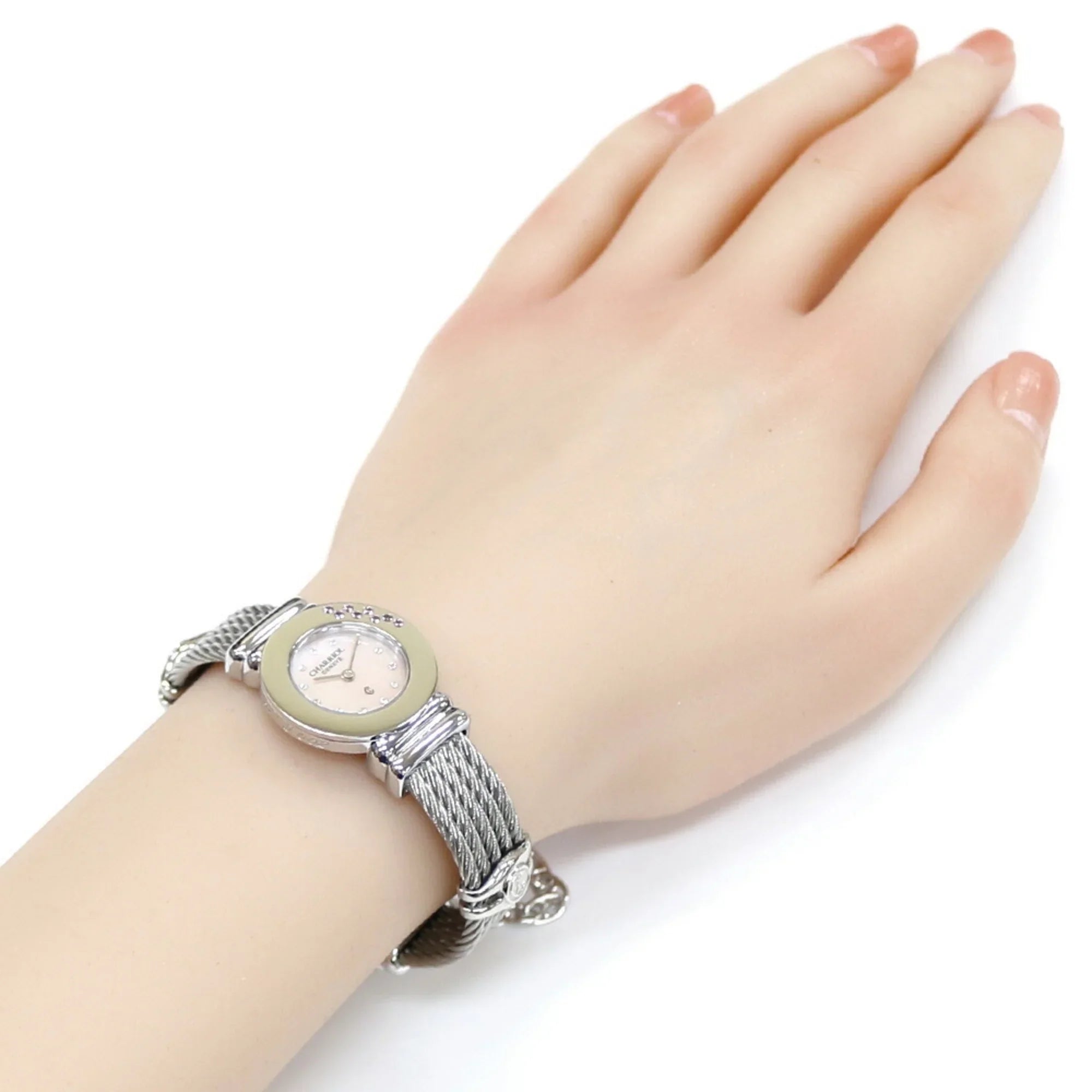 Pre-Owned Charriol Saint-Tropez Watch Stainless Steel 028ST Quartz Women's CHARRIOL (Good)