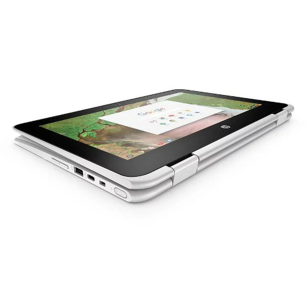 HP Chromebook x360 convertible Laptop, 11.6" HD IPS LED, Touchscreen (multi-touch enabled), Intel Dual-Core N3350, 32GB eMMC, 4GB LPDDR4, Intel HD Graphics 500, Wifi + Bluetooth