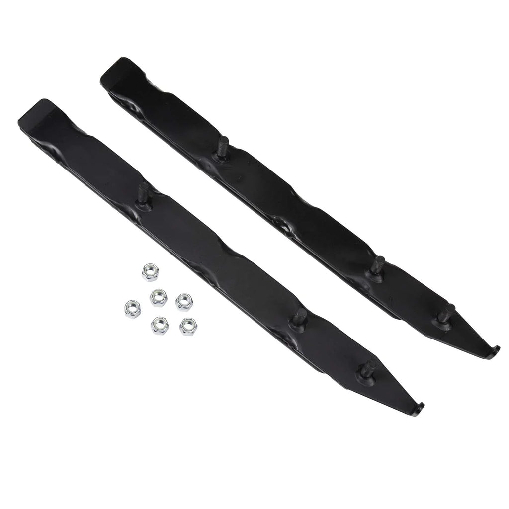 Bottom Line, F4-464, 4" Dual Runner Carbides for many 2007-2009 Polaris Models with Blow Molded Skis