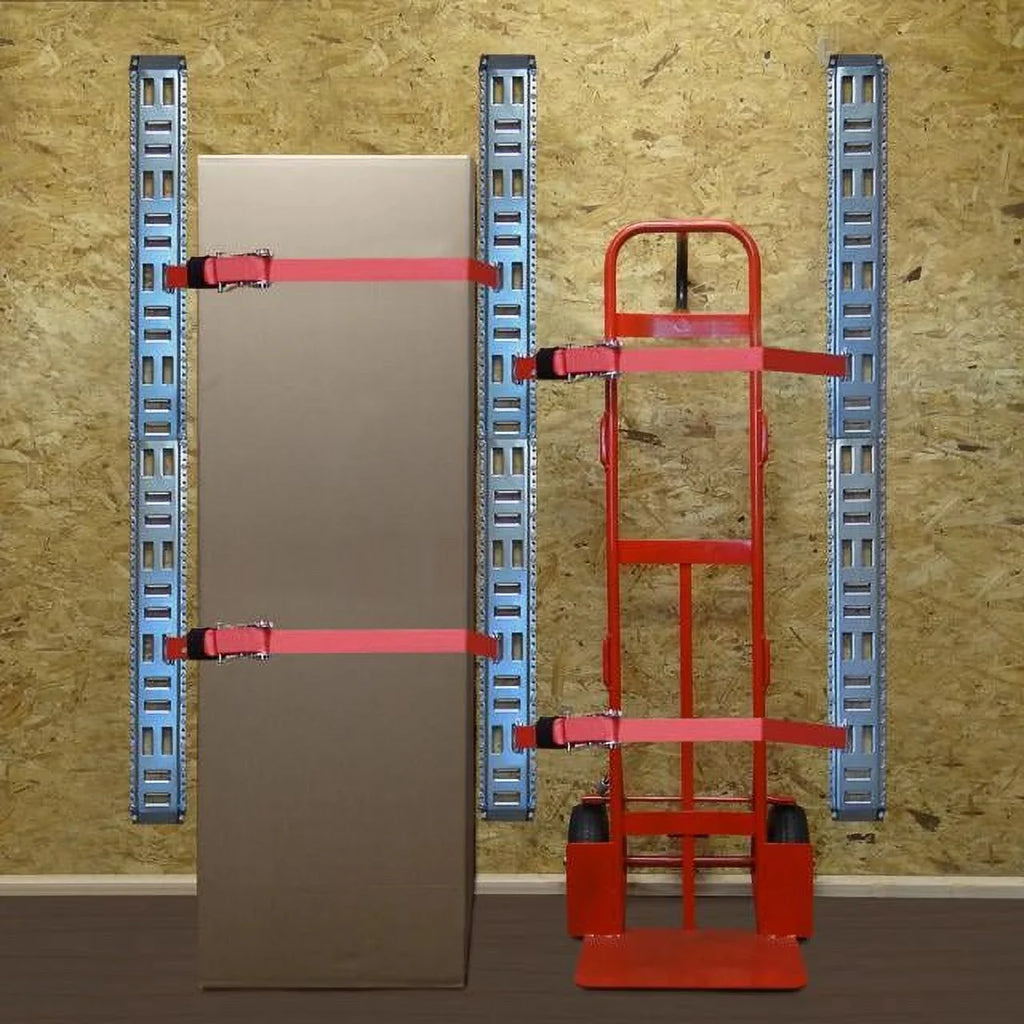 SNAP-LOC Fast-Track E-Track 8 Inch 4-Pack USA Galvanized Steel Horizontal Vertical, Logistic Tie-Down for Pickups, Trucks, Trailers