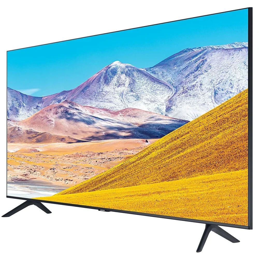 Samsung UN65TU8000 65-inch 4K UHD Smart LED TV (2020) Bundle with Deco Gear 60W Soundbar & Subwoofer, Wall Mount, Surge Adapter, Screen Cleaner and TV Digital Essentials (65TU8000 65 Inch TV 65" TV)