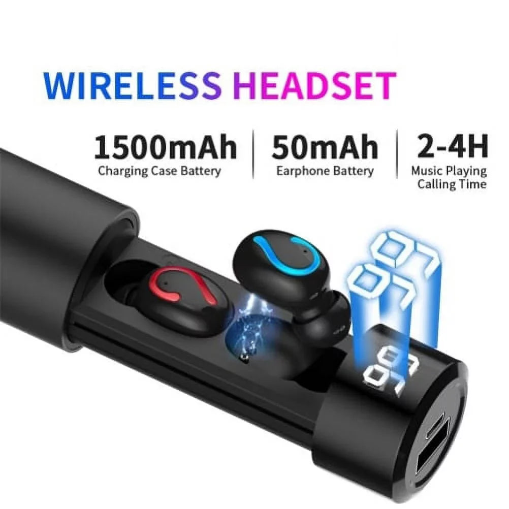 Earbuds Wireless TWS Headphones Earphones True Wireless Stereo Headset R2R for Samsung Galaxy TabPRO 8.4 Tab 3 8.0 7.0 4 10.1 SM-T530 2 10.1, S5 Active, S10 5G On5 Note 9 8 5 NotePRO 12.2 4 3
