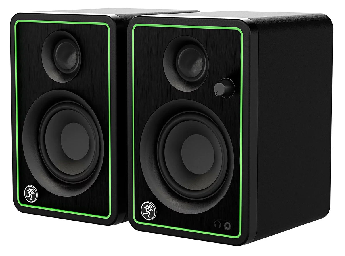 2) Mackie CR3-XBT 3" 50w Bluetooth Reference Studio Monitors + Bluetooth Speaker
