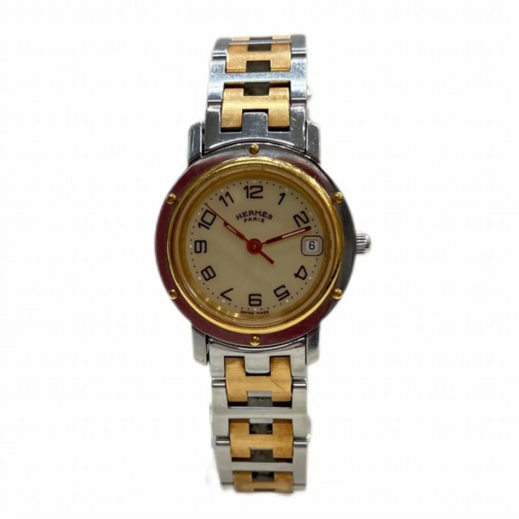 Pre-Owned Hermes Clipper CL4.220 Quartz Watch Ladies (Fair)