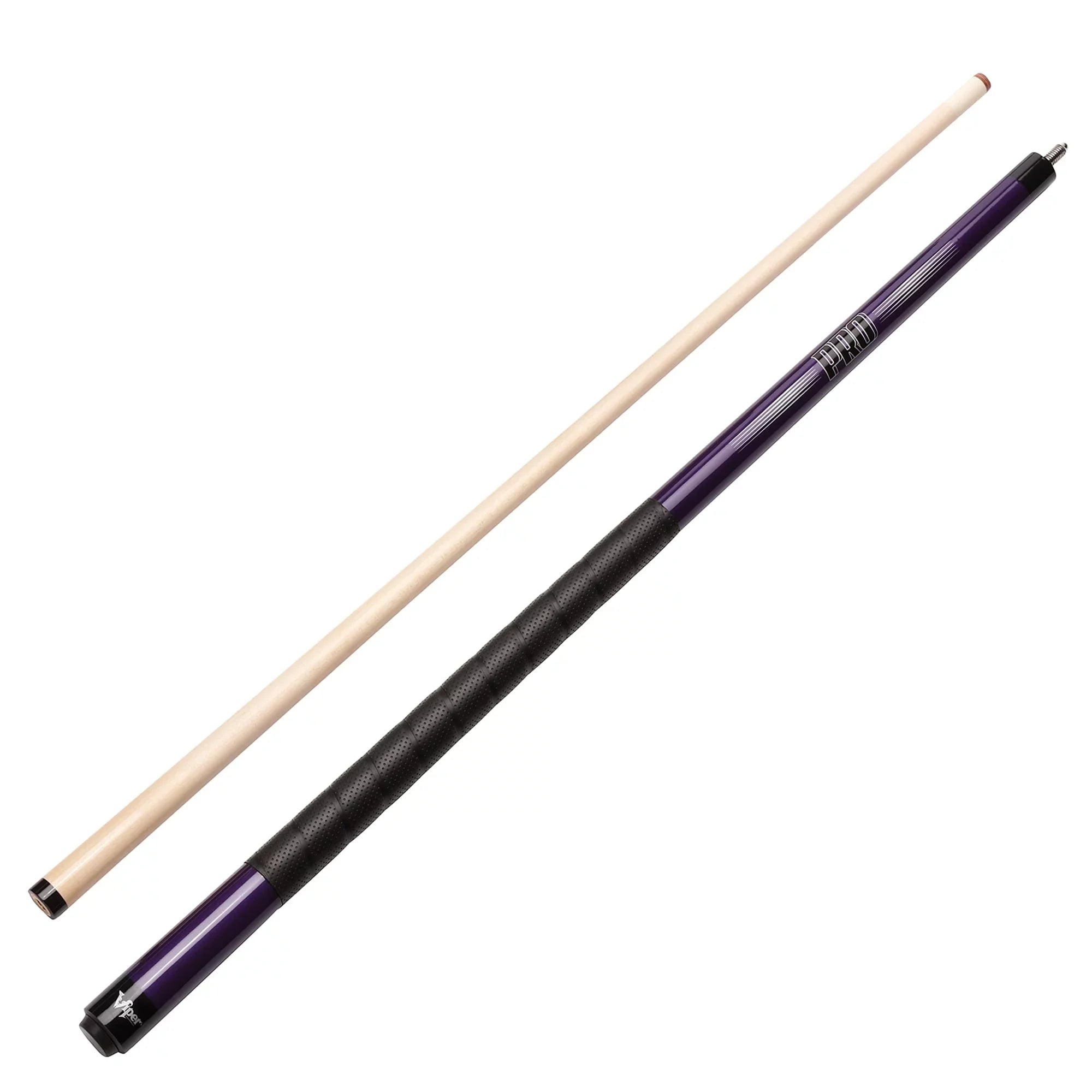 Viper Sure Grip Pro 58" Billiard/Pool Cue, 2 Piece, Purple, 20 Ounce