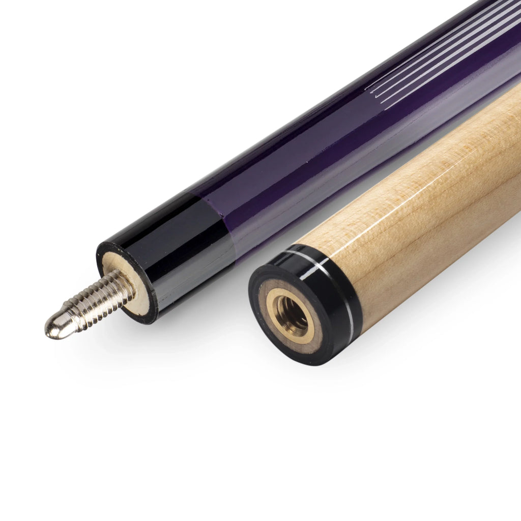 Viper Sure Grip Pro 58" Billiard/Pool Cue, 2 Piece, Purple, 20 Ounce