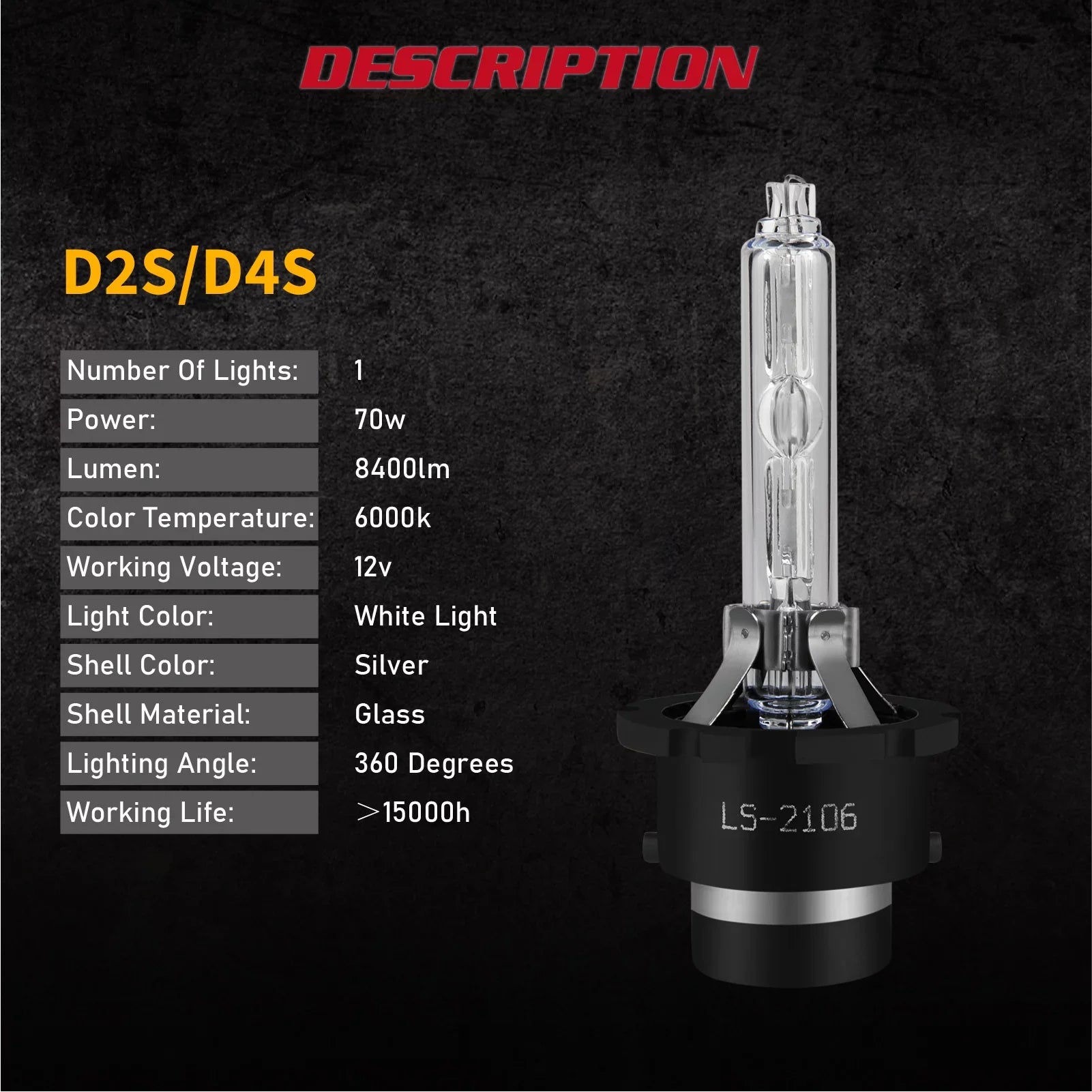 SKN D4S HID Headlight Bulbs for Mazda CX-5 2018 H11 H8 Led Fog Lights 4pcs