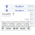AIRx Filters 16x25x4 Air Filter MERV 13 Pleated HVAC AC Furnace Air Filter, Health 6-Pack, Made in the USA