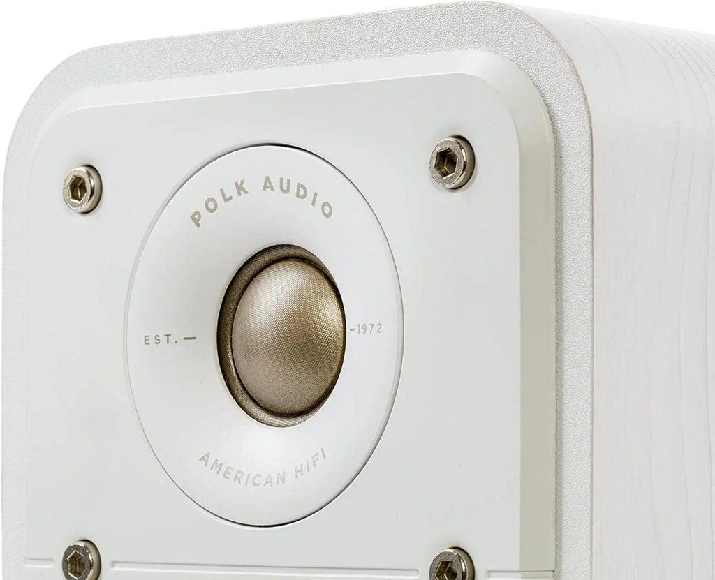 Polk Signature Elite ES10 - Hi-Fi Home Theater Satellite Surround Speakers (White)