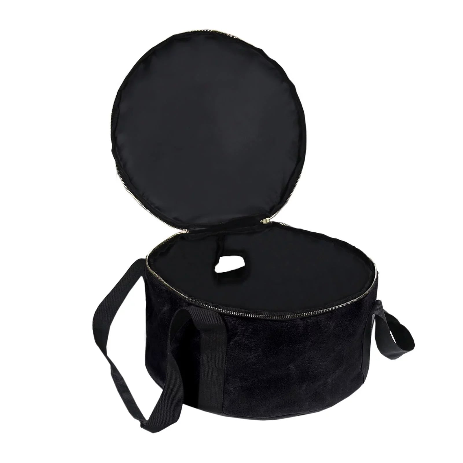 Durable Storage Bag Dutch Oven Container Cookware 12" Multipurpose Handbag Carry Bag for BBQ Camping ,Outdoor Activities ,Fishing Accessories - Black