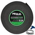 Primal Accessories Backwash Hose 2 inch x 100 feet Commercial Grade Black 3 Bar / 43.5 psi