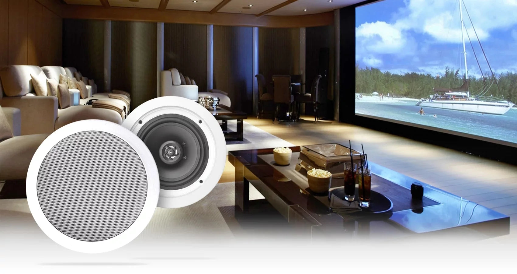 Technical Pro 6000w 6) Zone, Home Theater Bluetooth Receiver+12) 8" Speakers+EQ