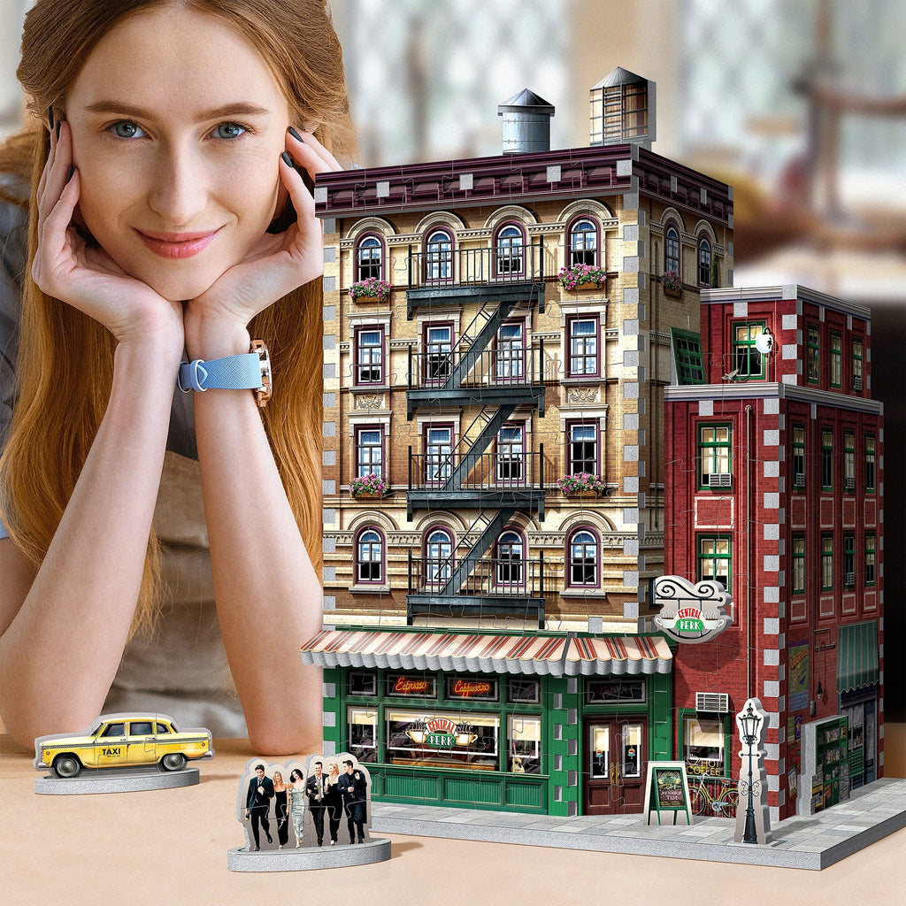 Wrebbit 3D - Friends TV Series Central Perk Coffee Shop 440-Piece 3D Jigsaw Puzzle