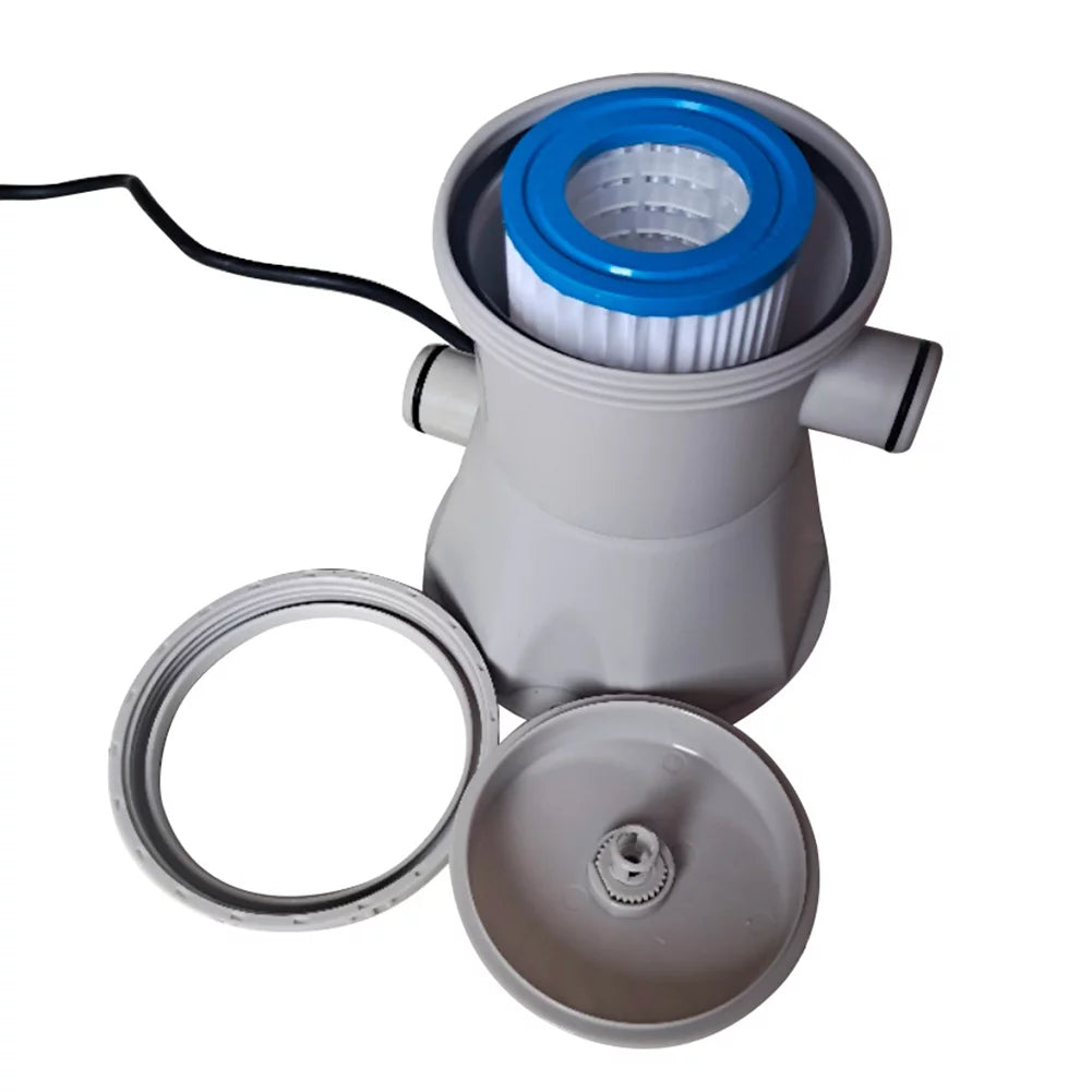 BeQeuewll Electric Pool Filter Pump Cleaning Cartridge for Swimming Pool