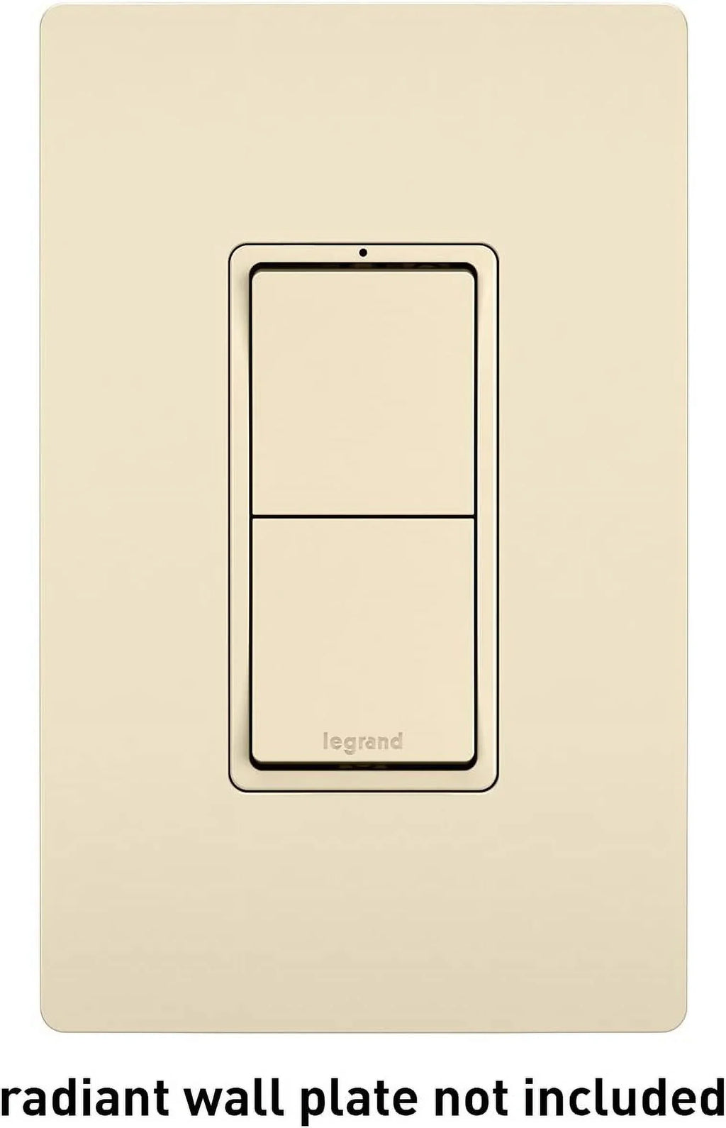 Legrand RCD11LACC6 Pass & Seymour Radiant 2 Single-Pole Switch, 15A, Light Almond - Quantity 6