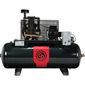 '- Chicago Pneumatic Reciprocating Air Compressor - 5 HP, 80 Gallon, 208/230 Volt, 1-Phase, Model# RCP381HS