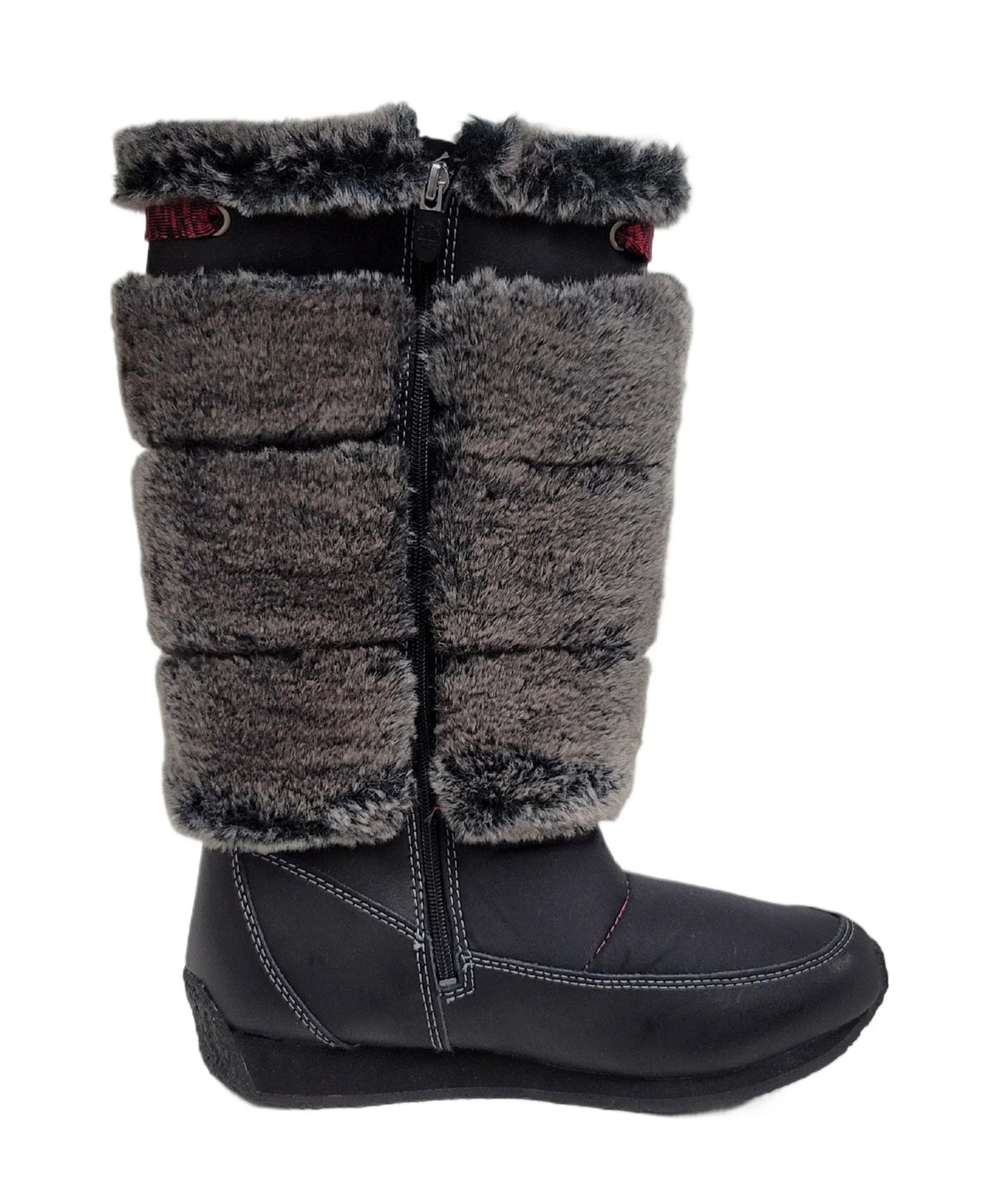 Timberland Junior Big Kid Winterberry Tall Fur Medium Boot Black 59994 size 4.5 US