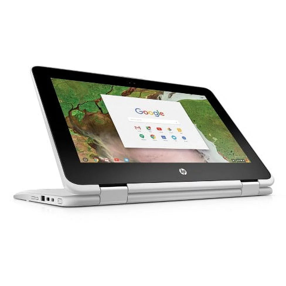 HP Chromebook x360 convertible Laptop, 11.6" HD IPS LED, Touchscreen (multi-touch enabled), Intel Dual-Core N3350, 32GB eMMC, 4GB LPDDR4, Intel HD Graphics 500, Wifi + Bluetooth