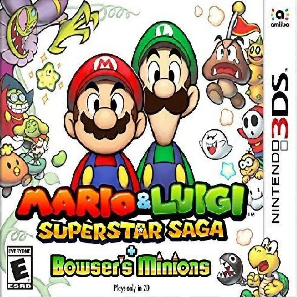 Restored Mario & Luigi: Superstar Saga + Bowser's Minions (Nintendo 3DS, 2017) RPG Game (Refurbished)