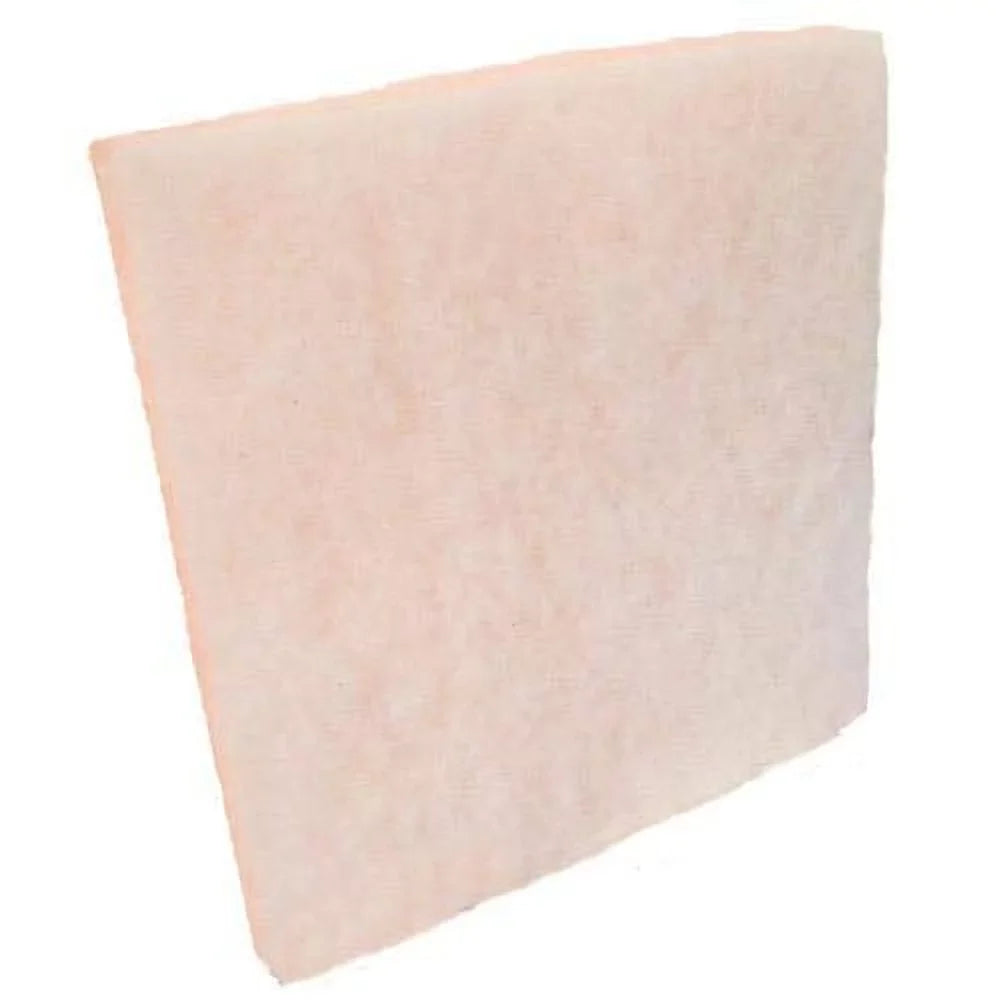 MERV 8 Tackified Polyester Filter Media Orange/White - 24 Foot Roll by 25 inch Wide