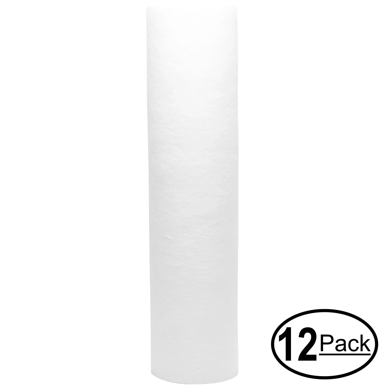 12-Pack Replacement for PurePro UV-501 Polypropylene Sediment Filter - Universal 10-inch 5-Micron Cartridge for PurePro UV System - Denali Pure Brand