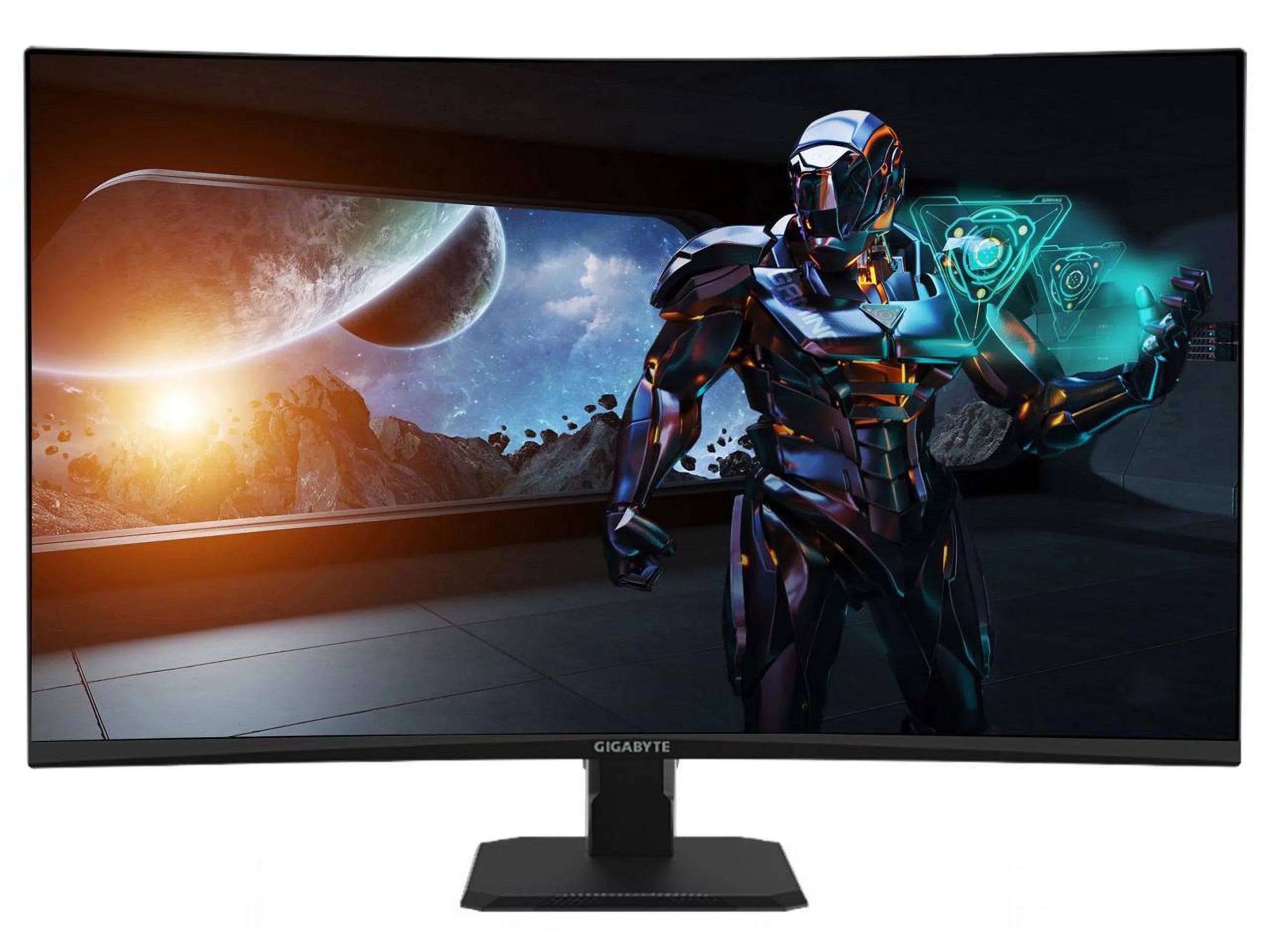 GIGABYTE GS32QC 31.5" 165Hz 1440P Curved Gaming Monitor, 2560x1440 VA 1500R Display, 1ms (MPRT) Response Time, HDR Ready, 1x Display Port 1.4, 2x HDMI 2.0