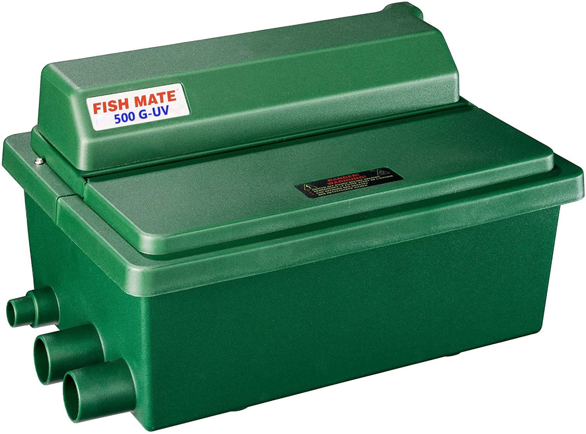 Fish Mate Gravity UV & Bio Pond Filter 8 Watts - 250 GPH (125 - 500 Gallons)