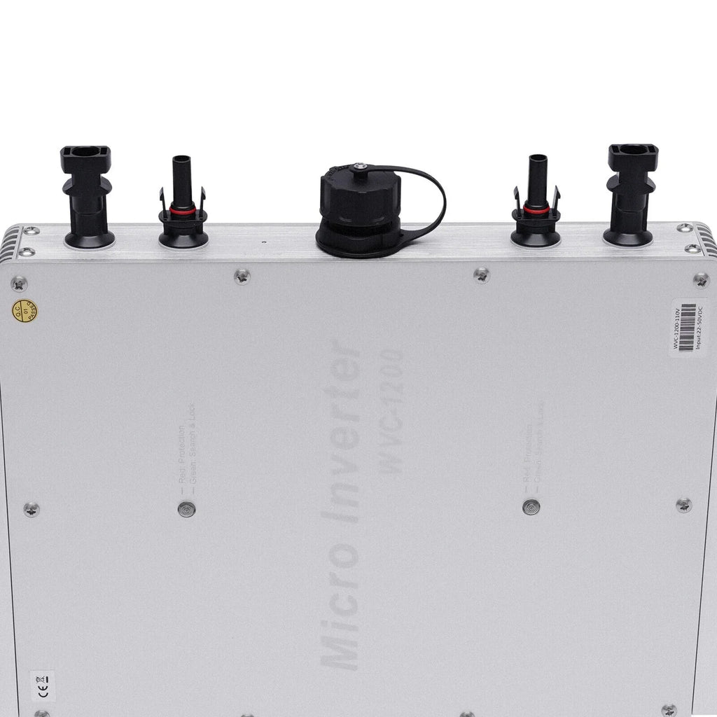 WVC-1200W MPPT Solar Micro Inverter Grid Tie Grid Pure Sine Wave Inverter DC-AC