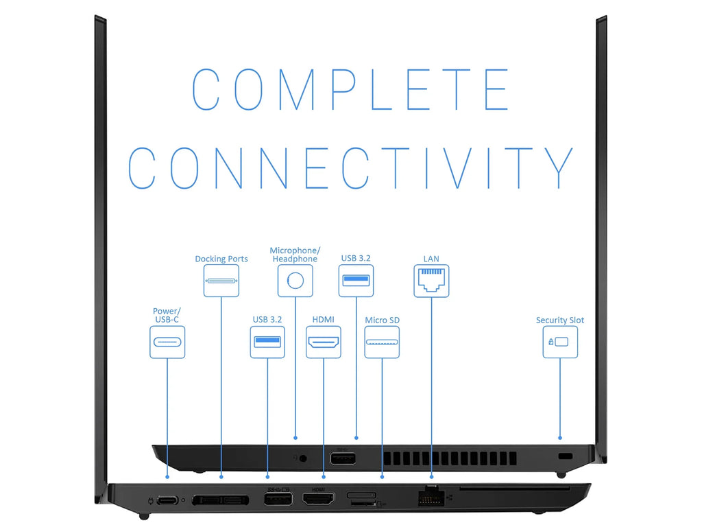 Lenovo ThinkPad L14 Gen 2 Laptop, 14" IPS FHD Display, Intel Core i5-1135G7 Upto 4.2GHz, 32GB RAM, 256GB NVMe SSD, HDMI, Thunderbolt , DisplayPort via USB-C, Wi-Fi, Bluetooth, Windows 10 Pro