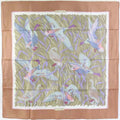 Pre-Owned HERMES Scarf Carre90 Silk Pink/Multicolor Women's (Good)