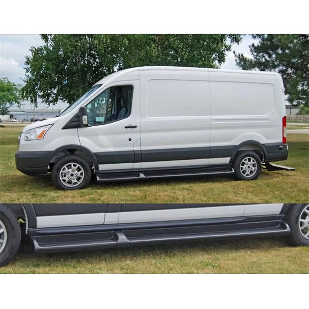 Owens Products 6834114-01 OWE6834114-01 15-17 TRANSIT 114.5IN TPO PLASTIC - SHORT DRIVER/LONG PASSENGER (MUST ORDER BRACKETS SEPARATELY) Fits select: 2015-2019 FORD TRANSIT