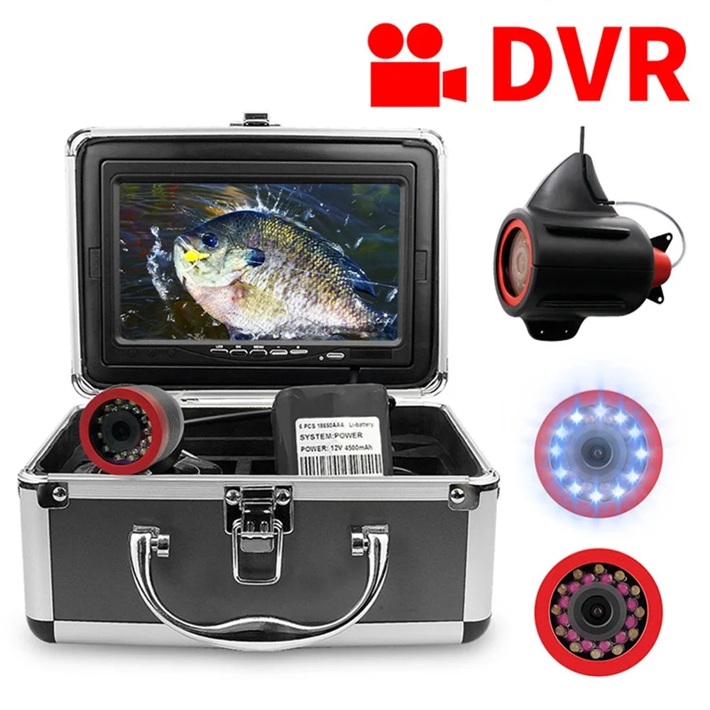 Erchang 7 Inch DVR Underwater Fishing Camera Portable Video Fish Finder for Lake Sea Fishing