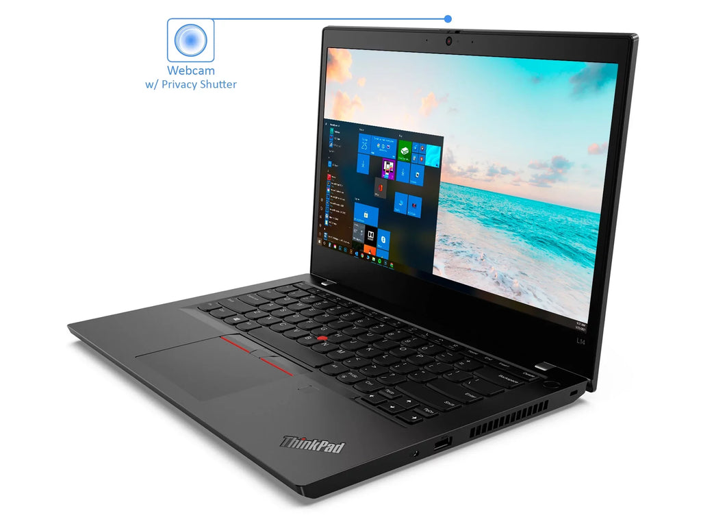 Lenovo ThinkPad L14 Gen 2 Laptop, 14" IPS FHD Display, Intel Core i5-1135G7 Upto 4.2GHz, 32GB RAM, 256GB NVMe SSD, HDMI, Thunderbolt , DisplayPort via USB-C, Wi-Fi, Bluetooth, Windows 10 Pro