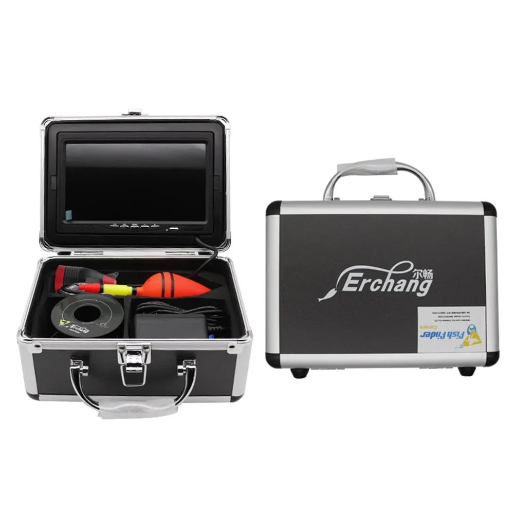 Erchang 7 Inch DVR Underwater Fishing Camera Portable Video Fish Finder for Lake Sea Fishing