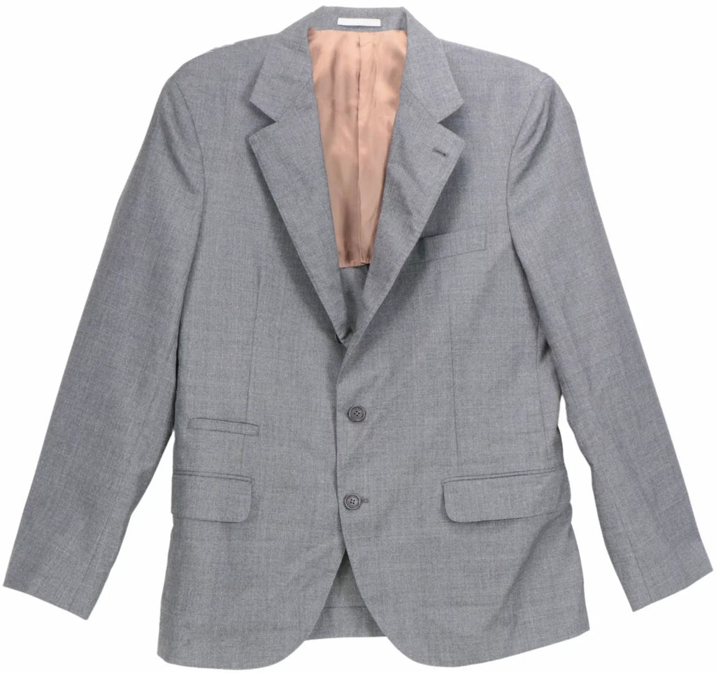 Brunello Cucinelli Men's Grey Woven Wool Suit - 40 US / 50 EU