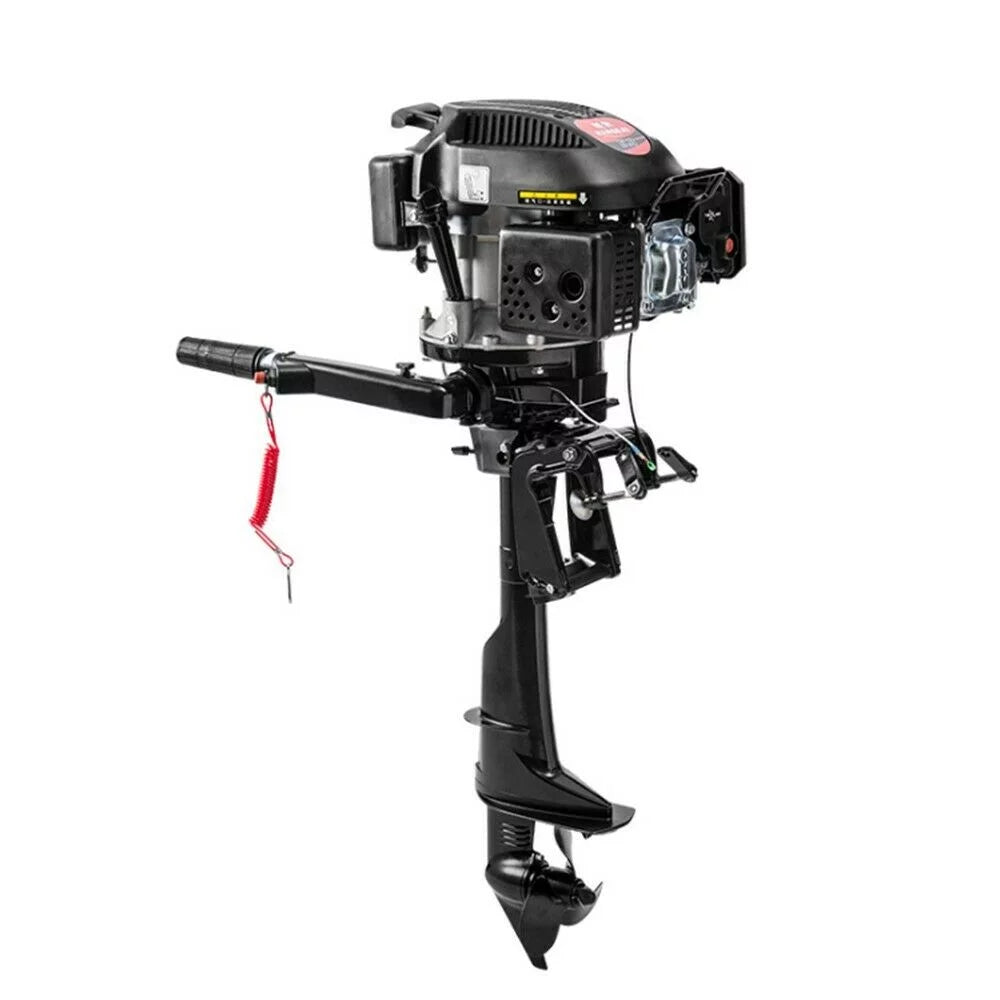 Miumaeov 6HP 4 Stroke Outboard Motor Boat Engine Air Cooling System Fishing Boat Motor