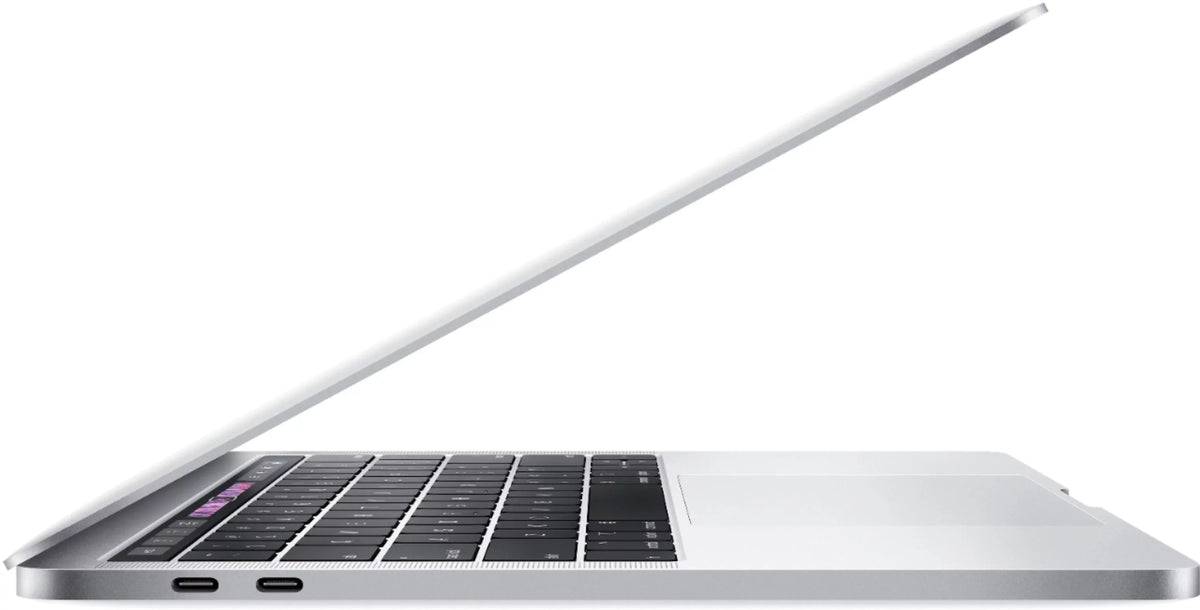 Apple MacBook Pro 13-inch (i5 1.4GHz, 128GB SSD) (Mid 2019, MUHQ2LL/A) - Silver Bundle with Black Zipper Sleeve + Laptop Starter Kit + Cleaning Kit (Refurbished)