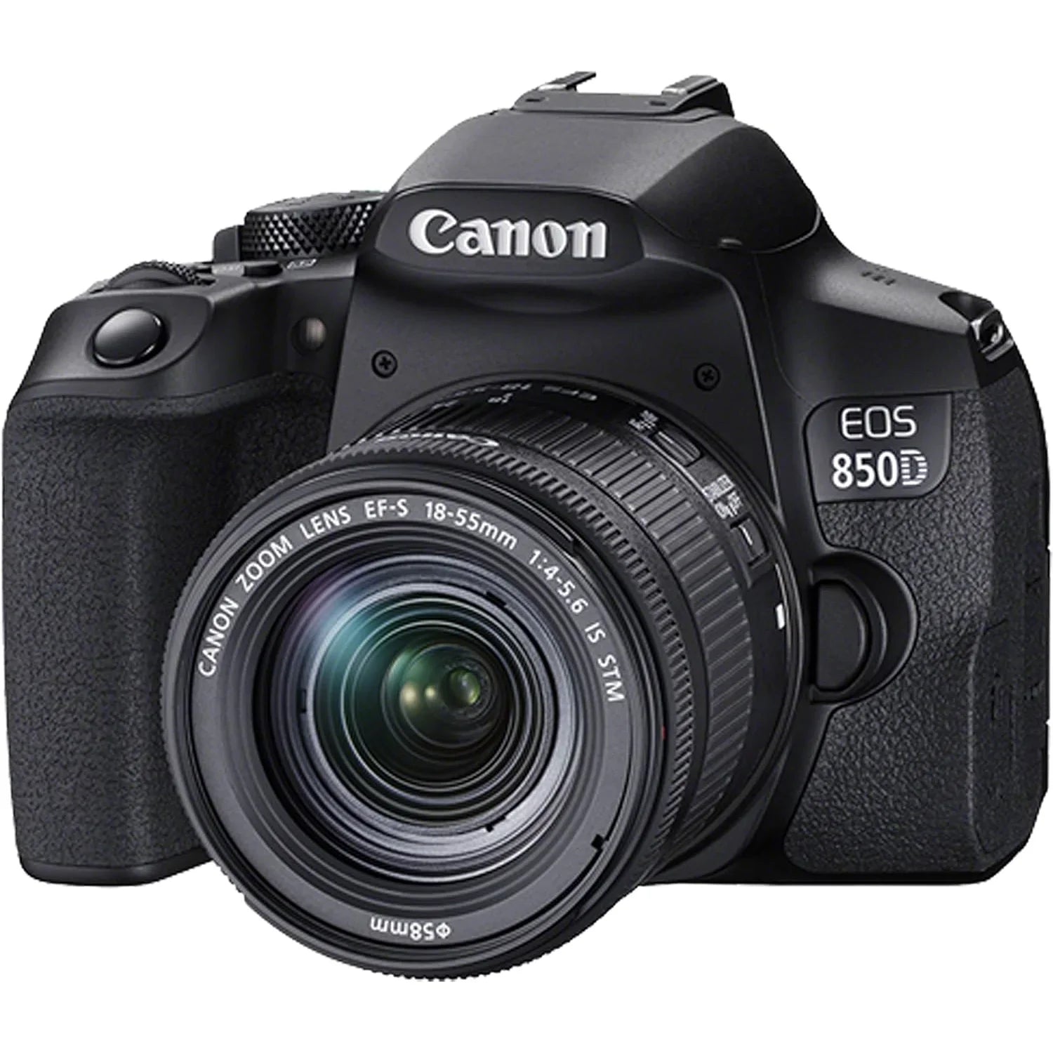 Canon EOS 850D (Rebel T8i) DSLR Camera with 18-55mm Lens + 2PC 64 GB Memory + Spare High Capacity Battery + Filters + Tripod + Mini Tripod + More (29 pc Bundle)