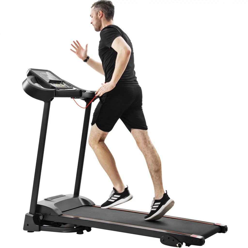 Compact Easy Folding Treadmill  A Motorized Running and Jogging Machine Packed