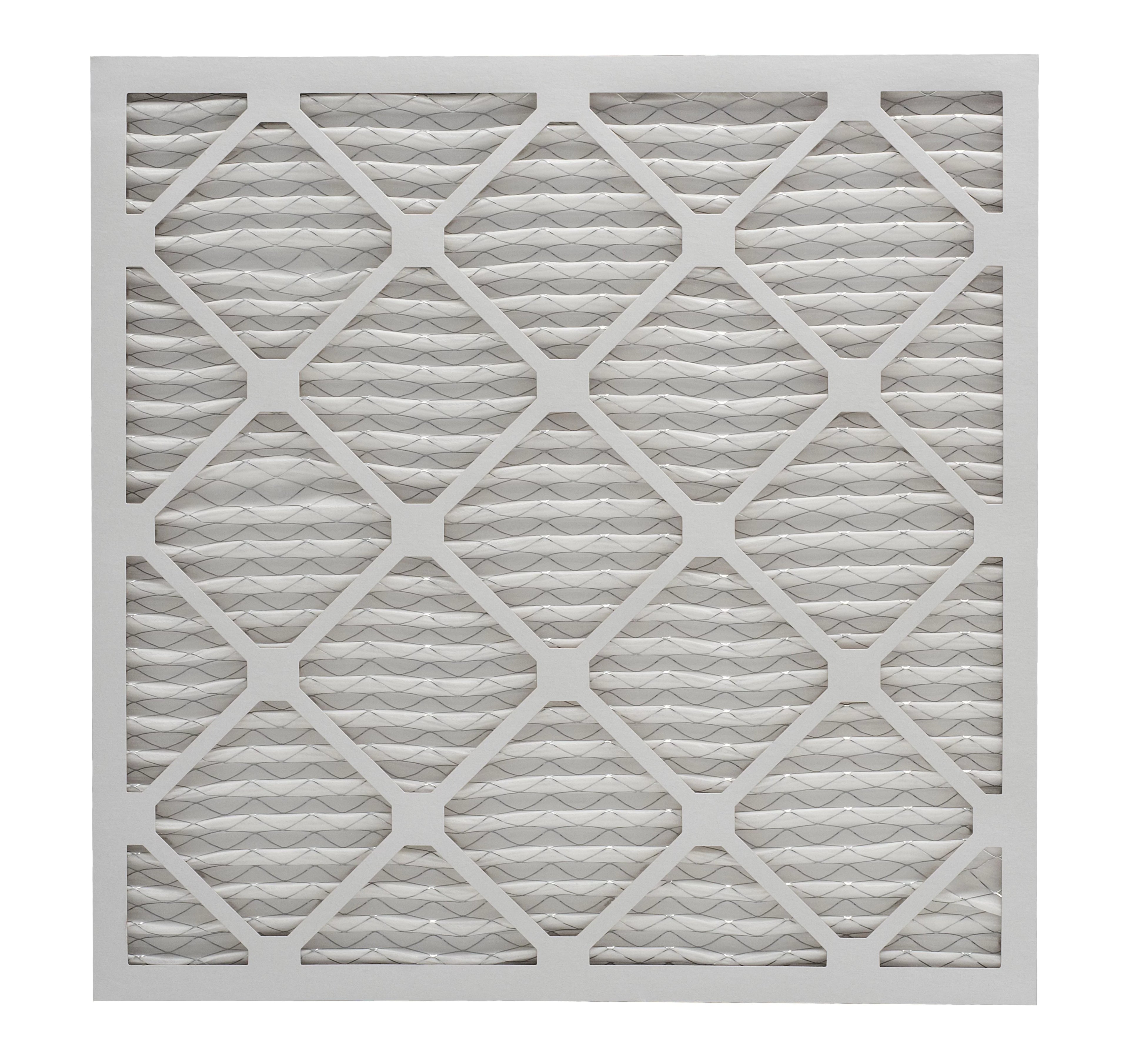 Aerostar 25x25x1 MERV  8, Pleated Air Filter, 25x25x1, Box of 6, Made in the USA