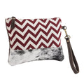 KB OHLAY WRISTLET Upcycled Wool Upcycled Canvas Hair-on Genuine Leather women bag western handbag purse