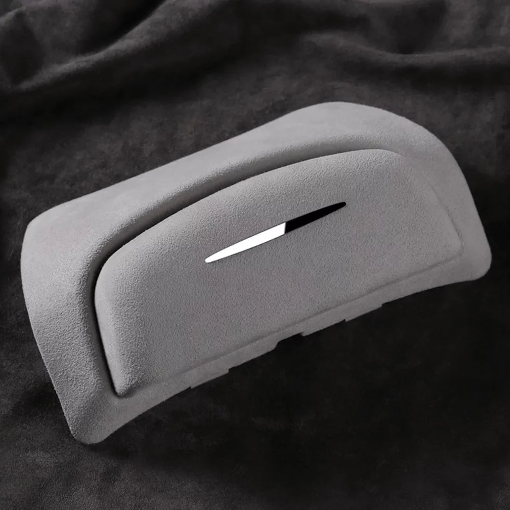 Meterk Car Glasses Case Eyewear Box Sunglasses Holder Automotive Interior Storage Box Easy Installation Replacement for Tesla Model Y