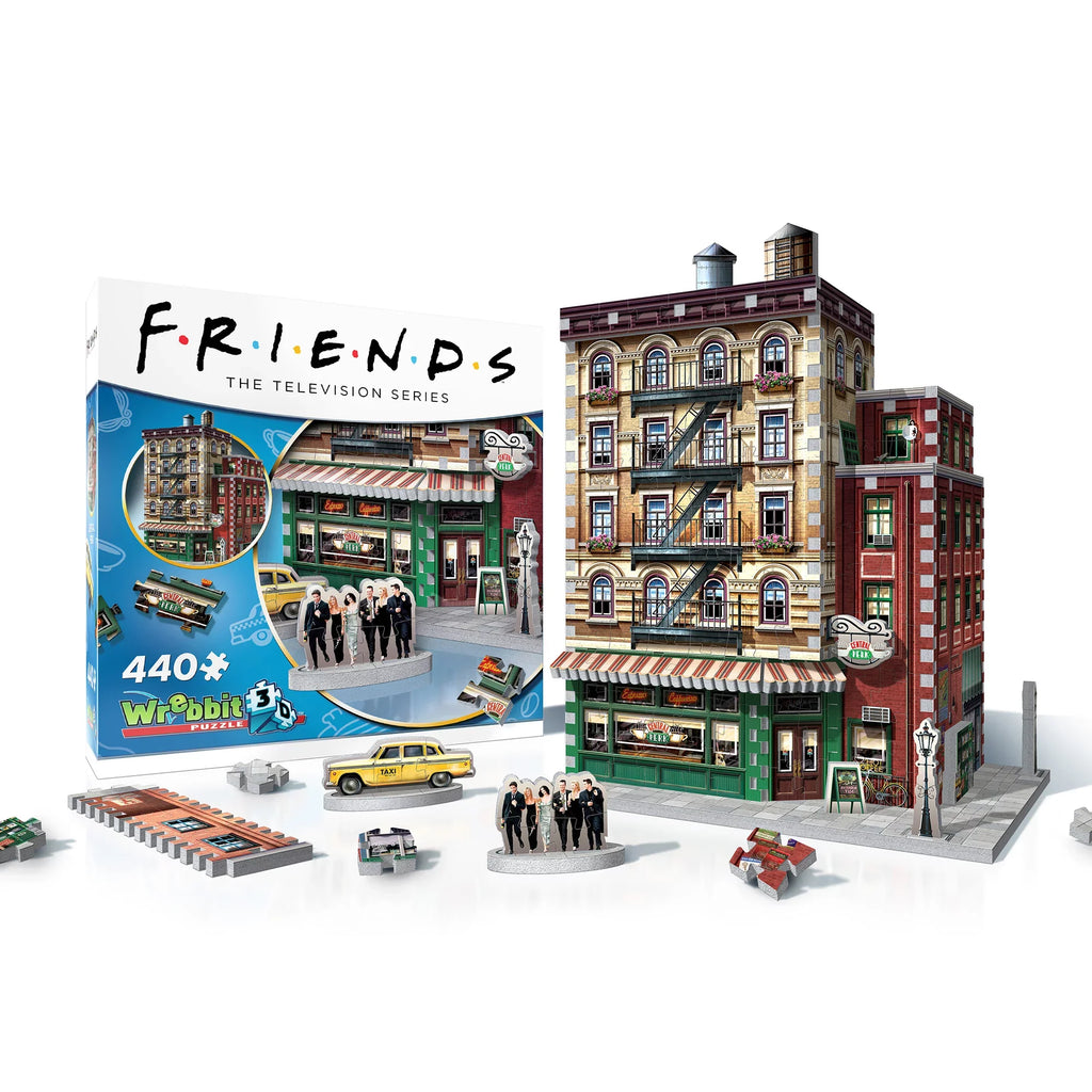 Wrebbit 3D - Friends TV Series Central Perk Coffee Shop 440-Piece 3D Jigsaw Puzzle