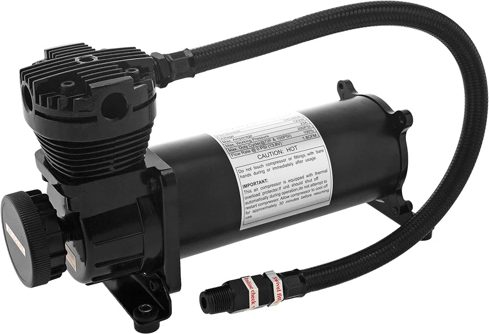 Vixen Horns OCTOPOD Train Horn Kit for Trucks/Car/Semi. Complete Onboard System- 200psi Air Compressor, 3 Gallon Aluminum Tank, 8 Trumpets.Super Loud dB.Fits Vehicles like Pickup/Jeep VXO4830AB/8124XB