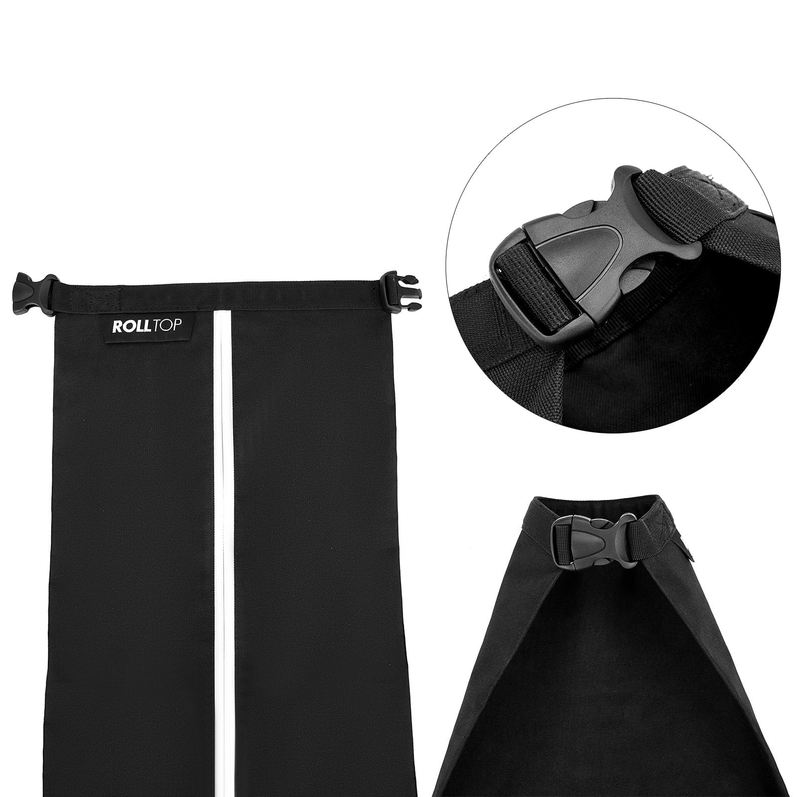 ammoon Durable Roller Snowboard Bag with Wheels Waterproof Ski Equipment Storage Bag for Winter