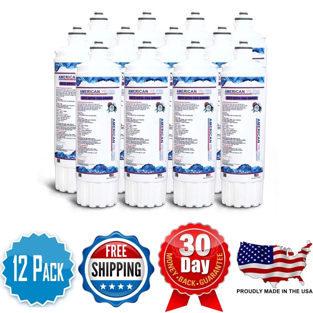 AFC Brand , Water Filters , Model # AFC-EPH-104-9000S , Compatible with Pentair® EV9252-66 - 12 Filters - Made in U.S.A.