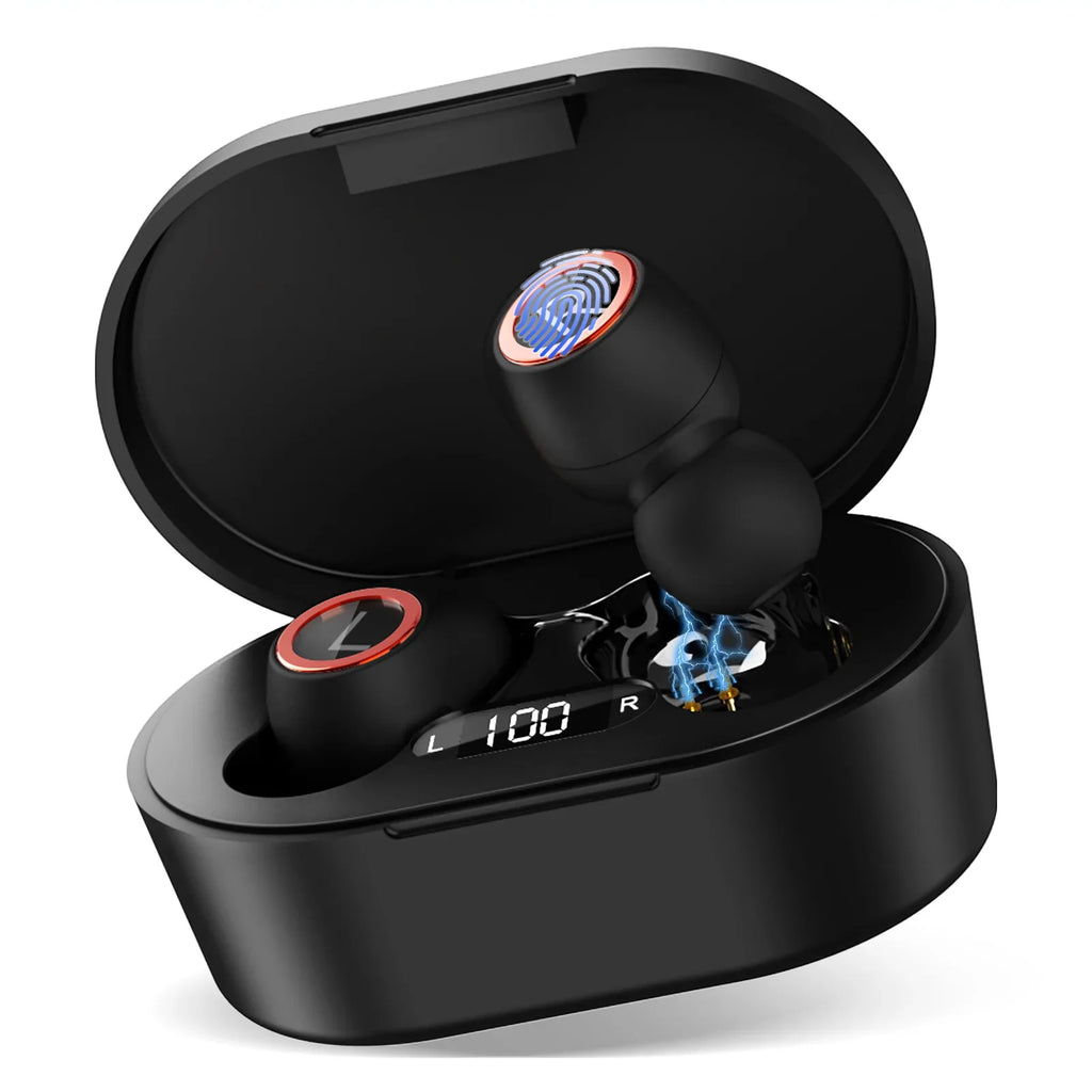 UX923 Wireless Earbuds Bluetooth 5.0 Sport Headphones Premium Sound Quality Charging Case Digital LED Display Earphones Built-in Mic Headset for Meizu Pro 7 Plus
