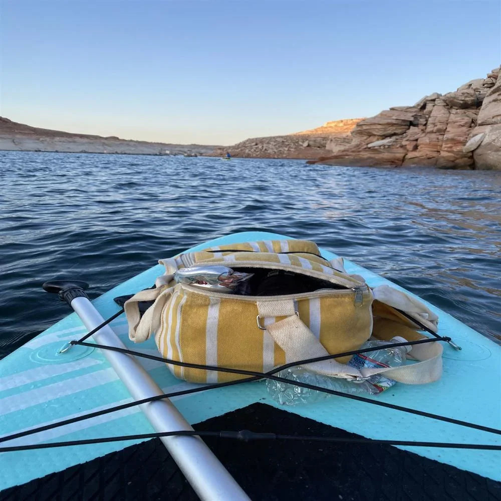 FBSPORT 11 Ft SUP Thickening Inflatable Stand Up Paddle Board w/Complete Accessories & Carry Bag, Surf Control, Non-Slip Deck, Standing Boat Surfboard