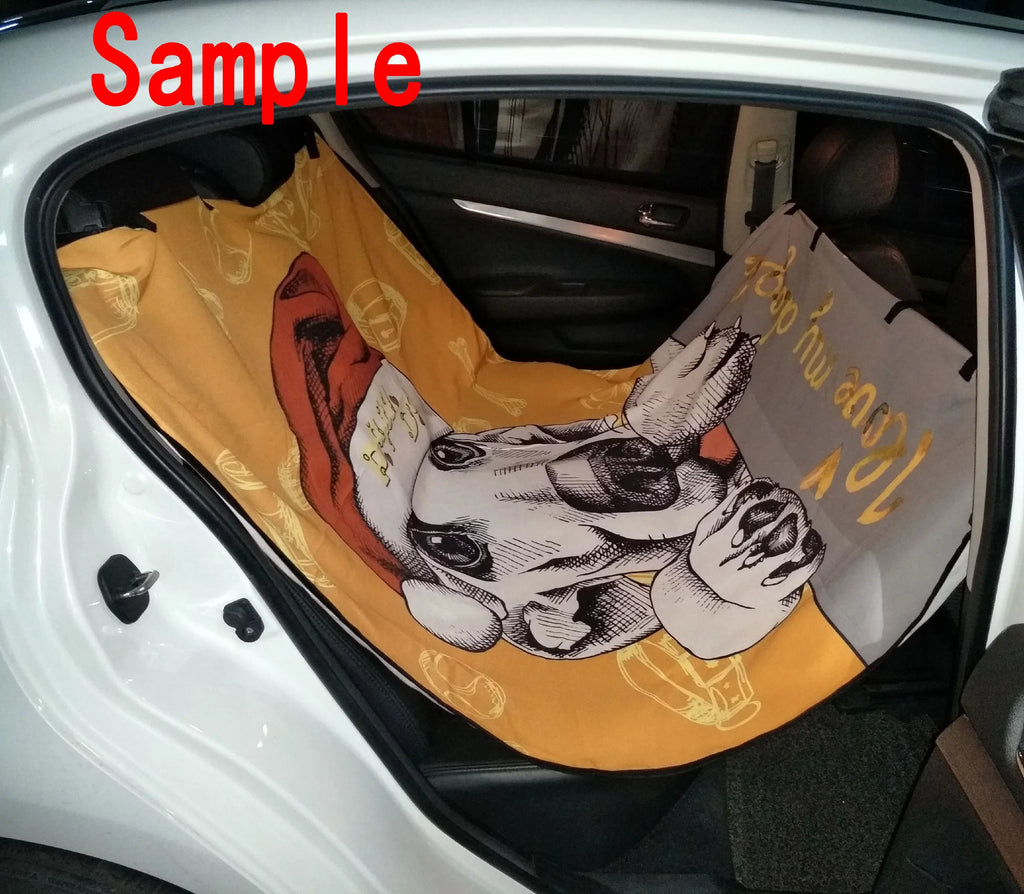 GCKG Spirit of Flaming American Football Pet Car Seat Cover Dog Car Seat Mat Hammock Cargo Mat Trunk Mat For Cars Trucks and SUV 54x60 inches